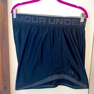 Under Armour, blk and grey plus size shorts